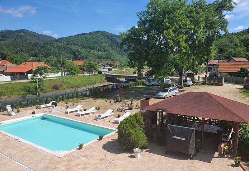 swiming pool in Transylvania Casa Artemis